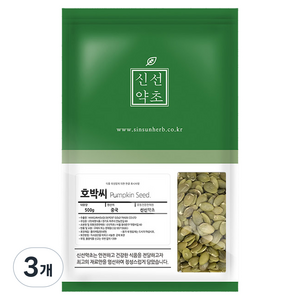 신선약초 호박씨, 500g, 3개