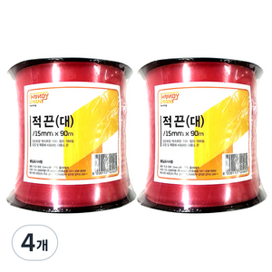 핸디맨 적끈 대 15mm x 90m, 4개