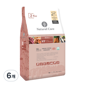 네츄럴코어 전연령 강아지 에코2 하이포알러제닉 작은입자, 오리, 2.4kg, 6개