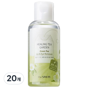 더샘 힐링 티 가든 그린티 립 앤 아이 리무버, 150ml, 20개