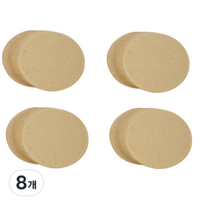 누보 홈브루 라운드 커피필터 60mm, 100개입, 8개