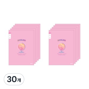 아이비스 여아용 초등3~6 영어노트 11604, 지구본, 30개