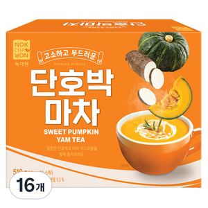 녹차원 단호박마차, 17g, 30개입, 16개