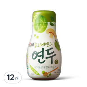 연두 요리에센스 순맛, 275ml, 12개