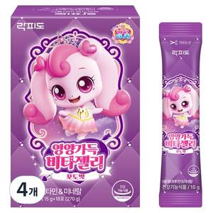 락피도 영양가득 비타젤리 18p, 270g, 4개