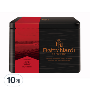 베티나르디 녹차 캔, 50g, 1개입, 10개