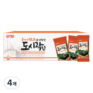 삼육김 도시락김, 108g, 4개