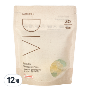 마더케이 디아 올인원 유아 캡슐세제 30p, 405g, 12개