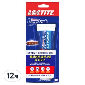 록타이트 파워그랩 올 퍼포스 88ml, 12개