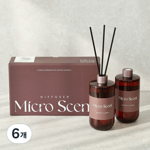 마이크로센트 디퓨저 500ml, 가든플라워, 6개