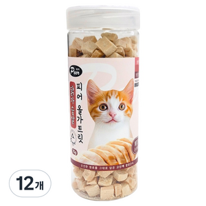 피어 고양이 올가트릿 통간식, 닭가슴살, 75g, 12개