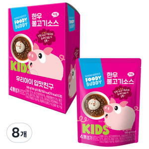 푸디버디 한우 불고기소스 5p, 500g, 8개