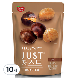 동원 저스트 군밤, 80g, 10개