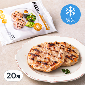 허닭 그릴 닭가슴살 스테이크 치즈 (냉동), 100g, 1개입, 20개