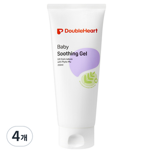 더블하트 유아용 수딩젤, 200ml, 4개