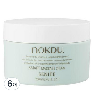 세니떼 녹두 스마트 클렌징 크림, 250ml, 6개