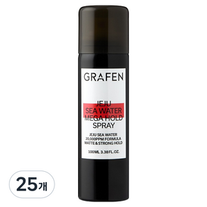 그라펜 제주 해수 메가홀드 스프레이, 100ml, 25개