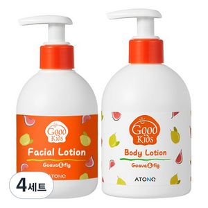 아토앤오투 굿 키즈 페이셜 로션 250g + 바디 로션 300g 세트, 4세트