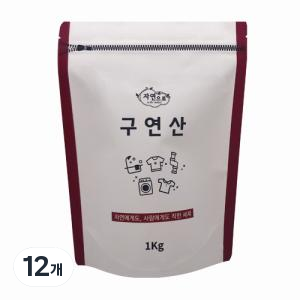 자연으로 구연산, 1kg, 12개