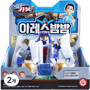 헬로카봇 아레스밤밤 로봇장난감, 혼합색상, 2개