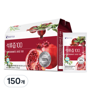 보뚜 석류즙 100, 80ml, 150개