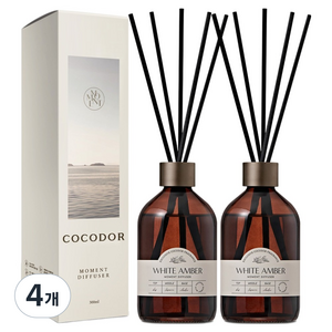 코코도르 모먼트 디퓨저 300ml, 다크바닐라샌달우드, 4개