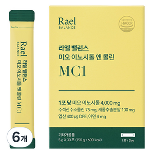 라엘밸런스 미오 이노시톨 앤 콜린 30p, 150g, 6개