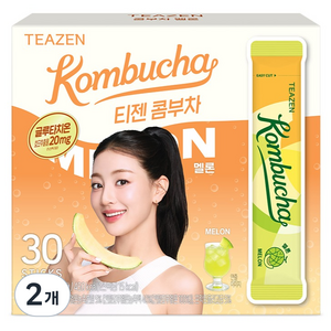 티젠 글루타치온 콤부차 멜론, 2개, 30개입, 5g