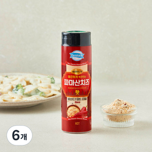 덴마크 파마산치즈 핫, 80g, 6개, 1개입