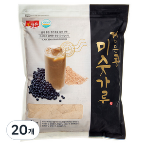 청은에프엔비 검은콩 미숫가루, 1kg, 20개