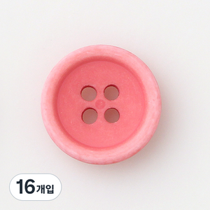 HR빅버튼 엘사즈 스크레치 무광 단추 18mm, 16개입