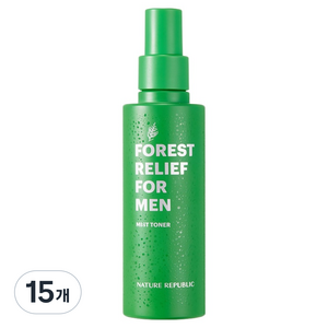 네이처리퍼블릭 포레스트 릴리프 포 맨 미스트 토너, 150ml, 15개