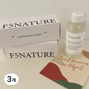에프오네이처 디퓨저 리필액, 블랑쉬, 100ml, 3개