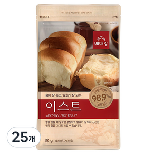 배대감 이스트, 90g, 25개