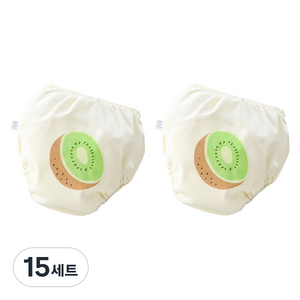 베베니즈 후르츠 유아 배변훈련팬티 2p, 키위, 15세트