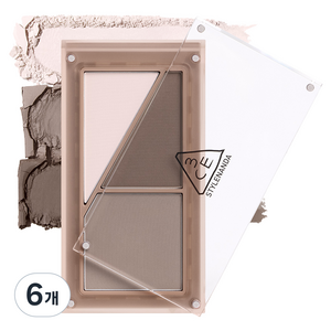 3CE 레이어 잇 올 컨투어 팔레트 9.5g, 2 애쉬 브라운, 6개