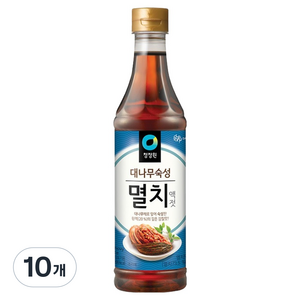 청정원 대나무숙성 멸치액젓, 1kg, 10개