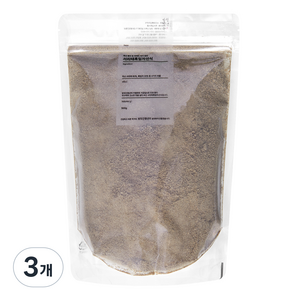 방앗간청년 서리태흑임자 선식, 500g, 3개