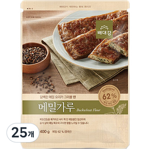 배대감 메밀가루, 400g, 25개