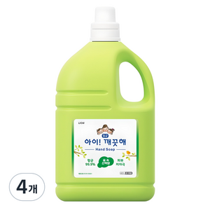 아이깨끗해 핸드워시 숲속산책향 리필, 4.5L, 4개