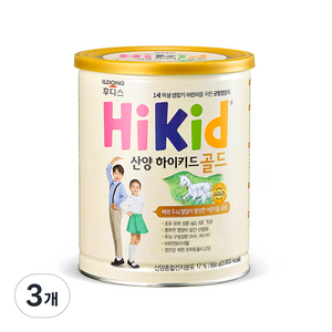 하이키드 골드 산양분유, 650g, 3개