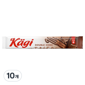 캐기 웨이퍼 더블초코, 25g, 10개