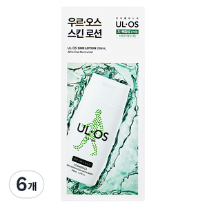 우르오스 올인원 모이스처라이저 스킨로션 지복합성, 200ml, 6개
