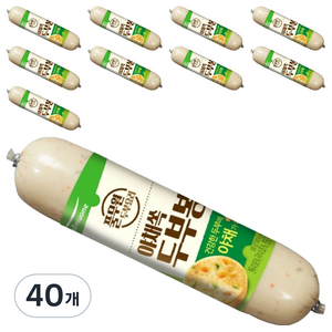 풀무원 야채쏙 두부봉, 40개, 180g
