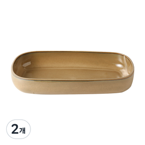 까사무띠 쎄나 조약돌 다용도 볼 30cm, 브라운, 2개