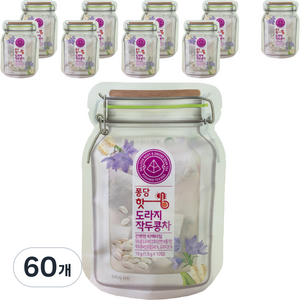 제임스티스푼 무카페인 퐁당 핫 도라지 작두콩차, 1.5g, 10개입, 60개
