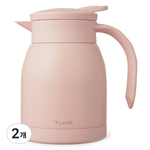 텀스 뉴 비비엔느 보온보냉 주전자, 600ml, 피치, 2개