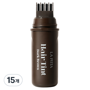 라피타 새치커버 타투 헤어틴트 10ml, 다크브라운, 15개