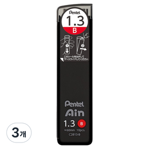 펜텔아인 펜텔 샤프심 B C2813, 1.3mm, 30개