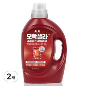 피지 모락셀라 실내건조 냄새제거 세탁세제 샌달우드향 본품, 2.1L, 2개